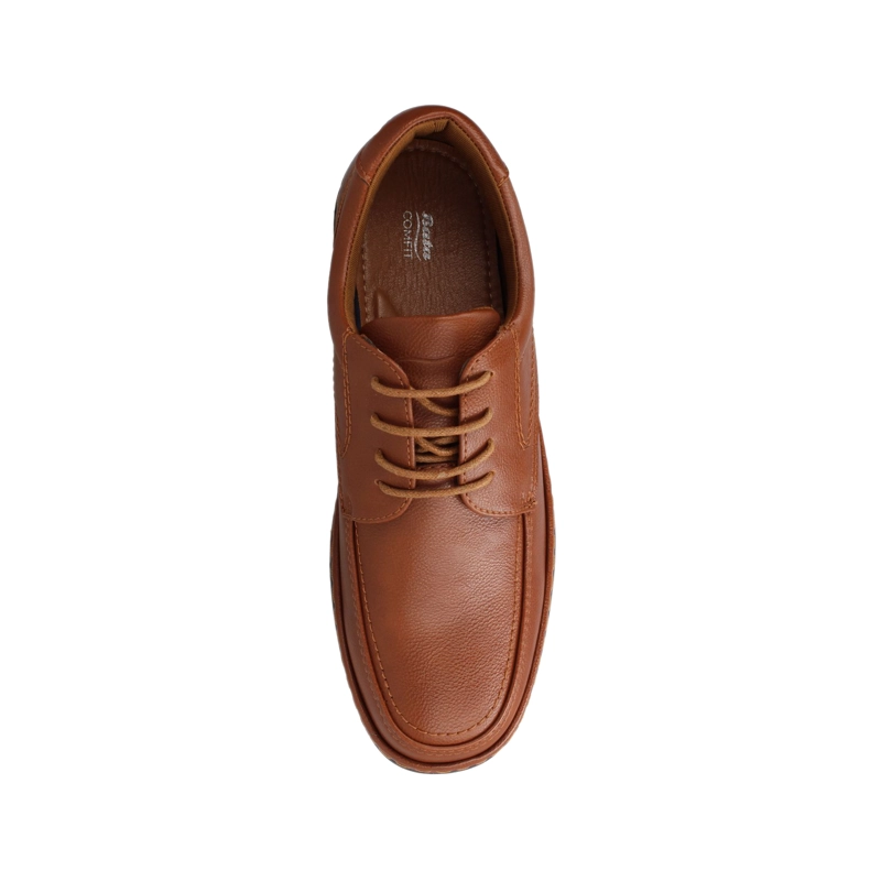 ZAPATO HOMBRE BATA DAHA CAFE CLARO - 4
