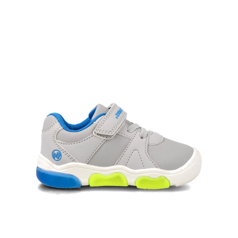 ZAPATILLA NIÑO BUBBLEGUMMERS HEDDA GRIS - 1