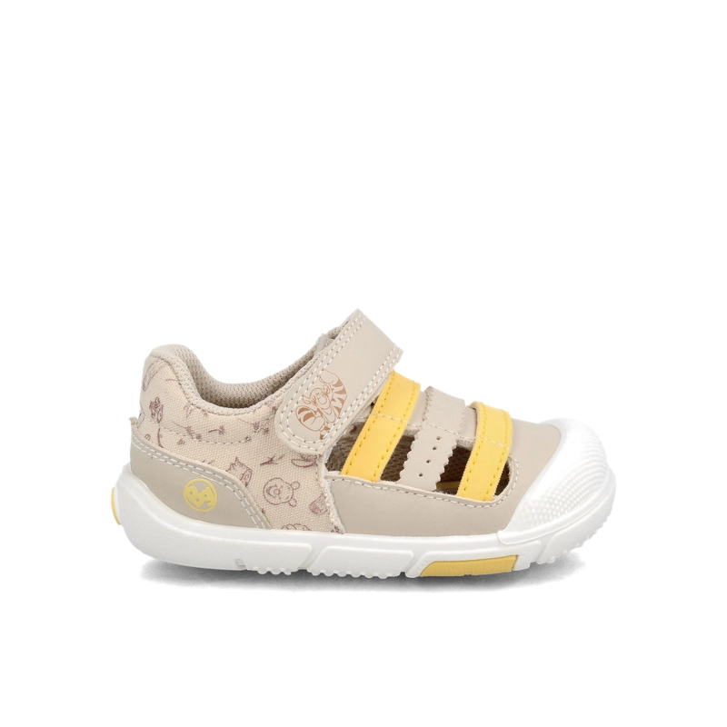 SANDALIA NIÑO BUBBLEGUMMERS ECHO BEIGE - 1