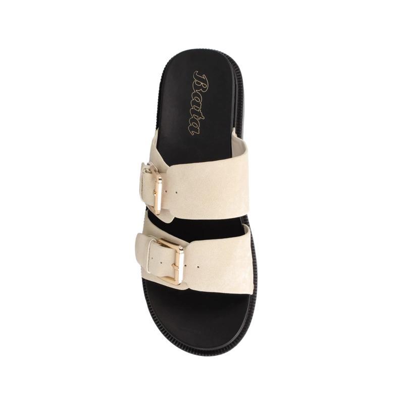 SANDALIA MUJER BATA MERCURY BLANCO - 4
