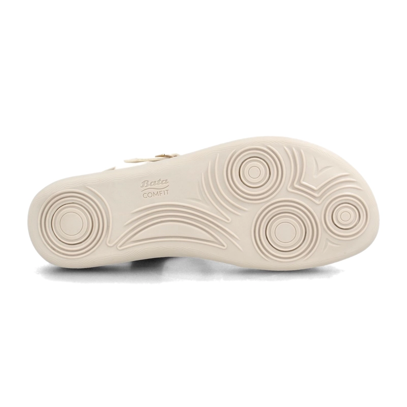 SANDALIA MUJER BATA COLERIN BLANCO - 5