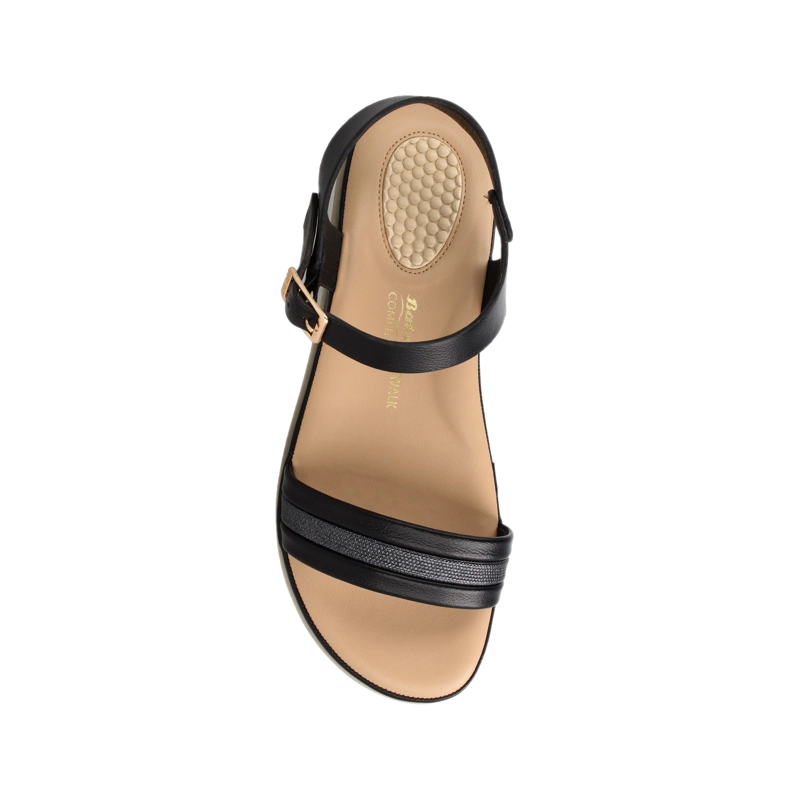 SANDALIA MUJER BATA COLERIN NEGRO - 4