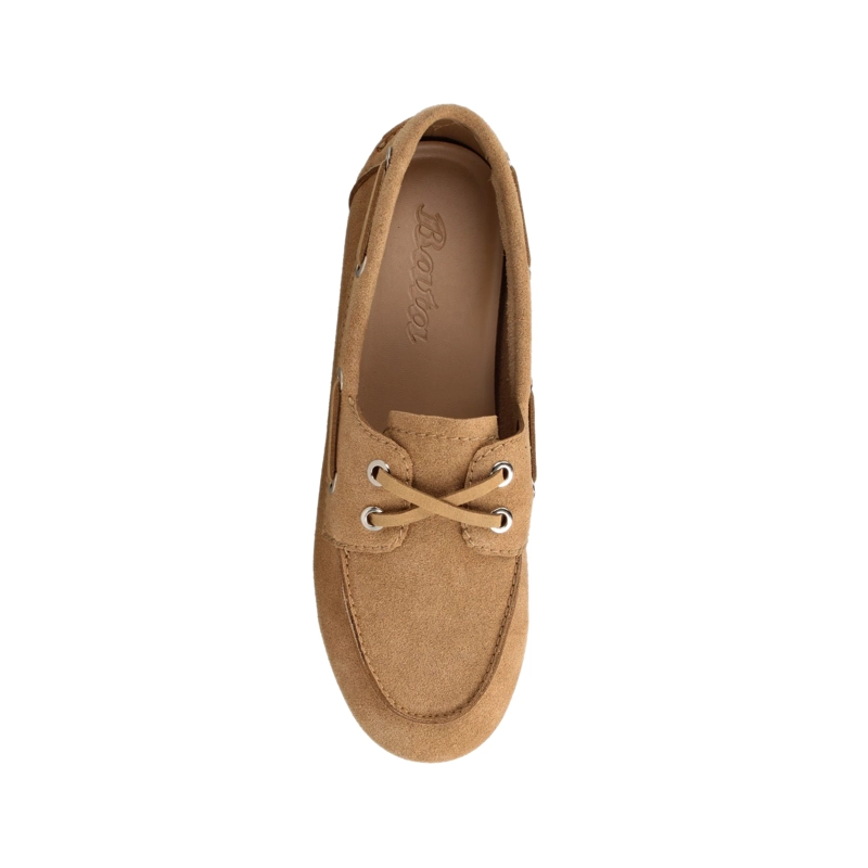 MOCASIN MUJER BATA VIRGINIA CAFE CLARO - 4