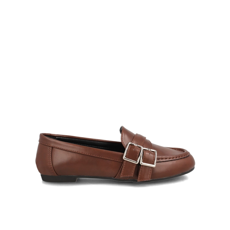 MOCASIN MUJER BATA VIRGINIA CAFE OSCURO - 1