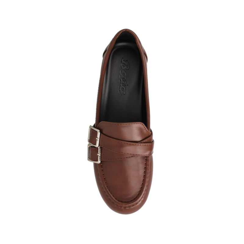 MOCASIN MUJER BATA VIRGINIA CAFE OSCURO - 4