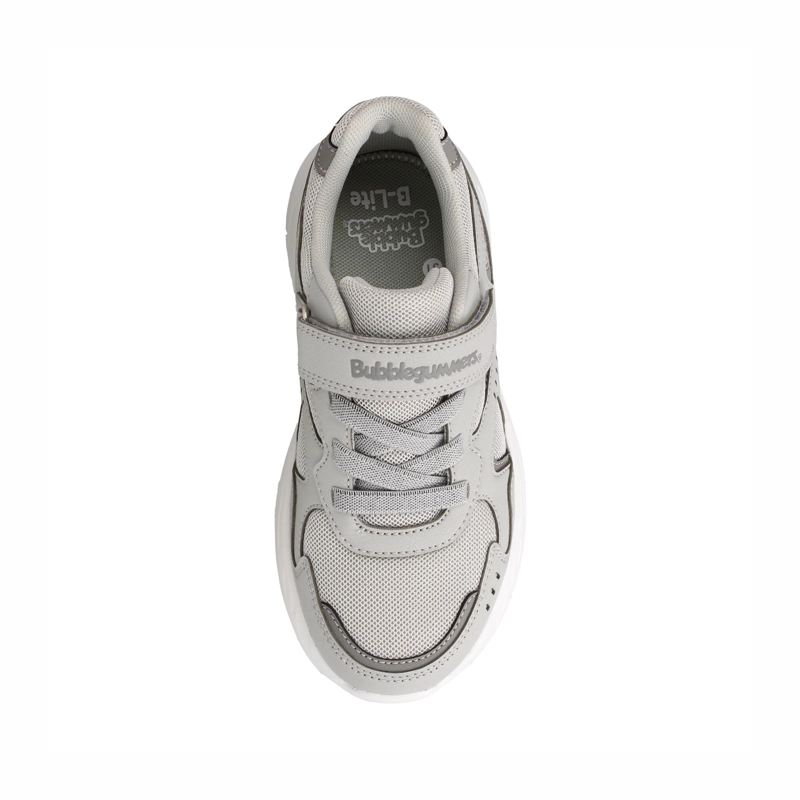 ZAPATILLA NIÑO BUBBLEGUMMERS DERBY PLATEADO - 4