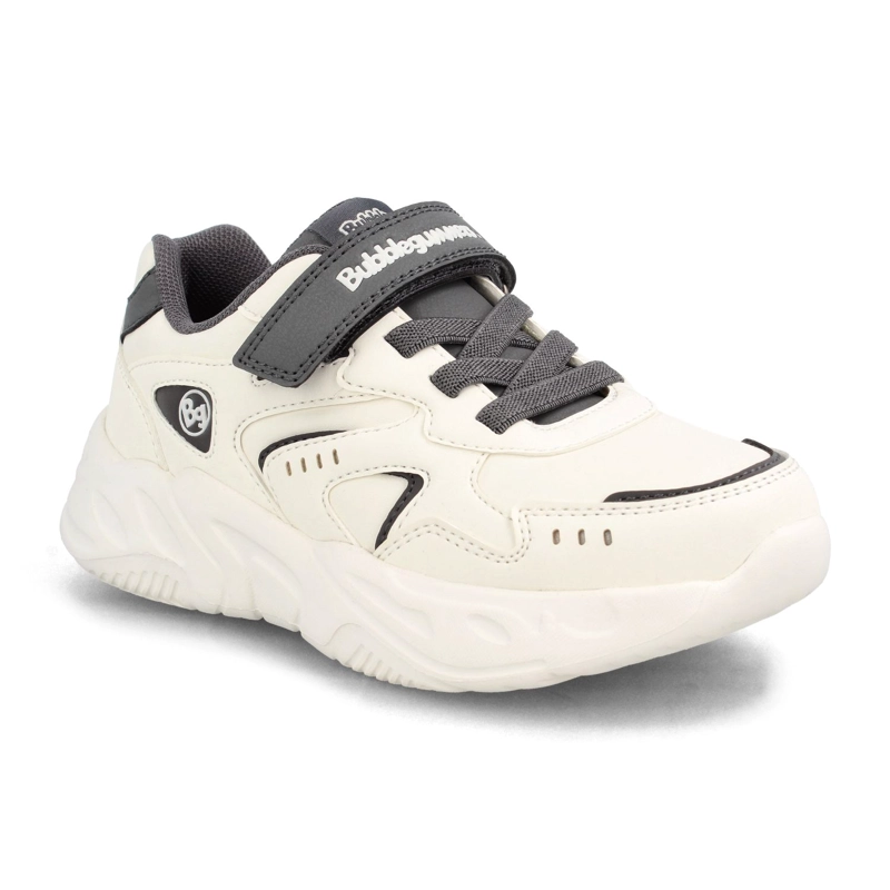 ZAPATILLA NIÑO BUBBLEGUMMERS DERBY BLANCO/GRIS - 2