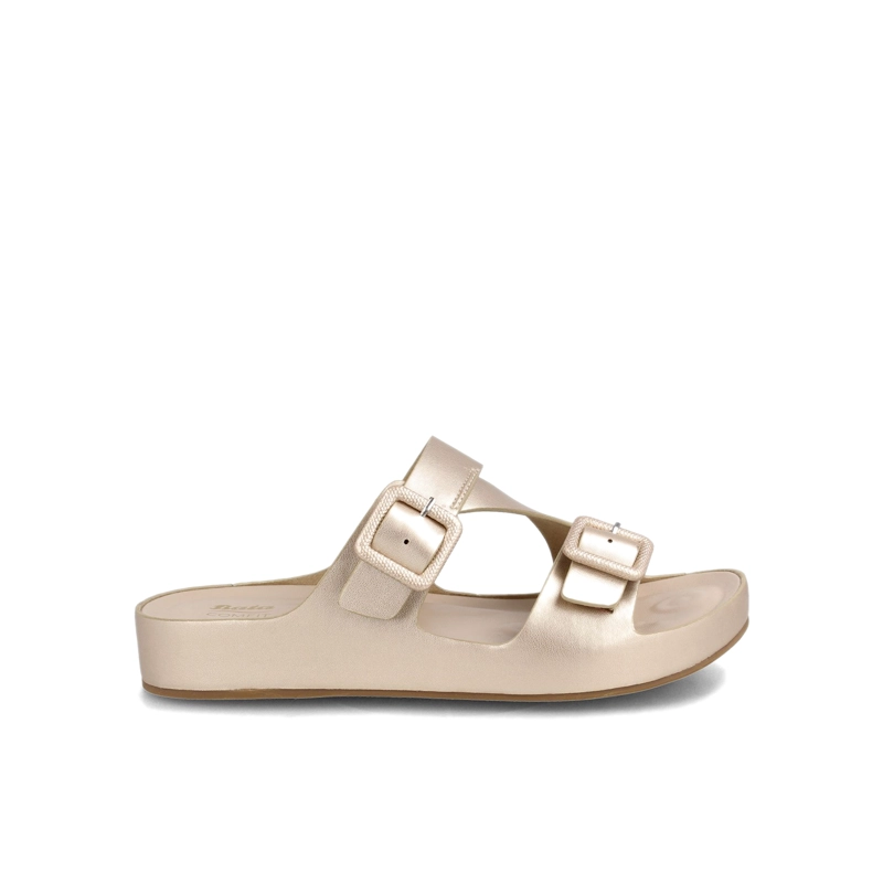 SANDALIA MUJER BATA CURISSAY DORADO - 1