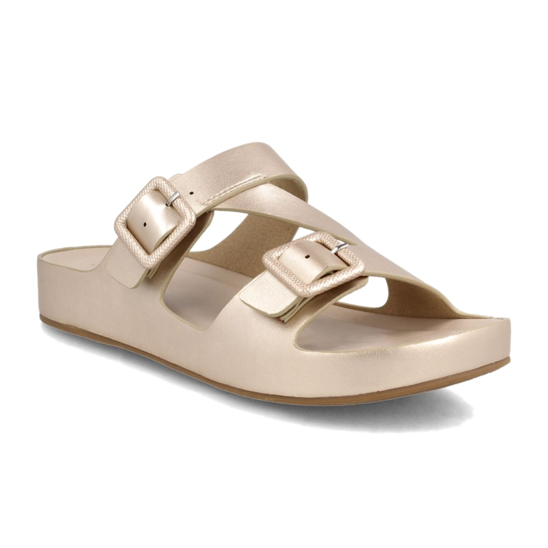 SANDALIA MUJER BATA CURISSAY DORADO - 2