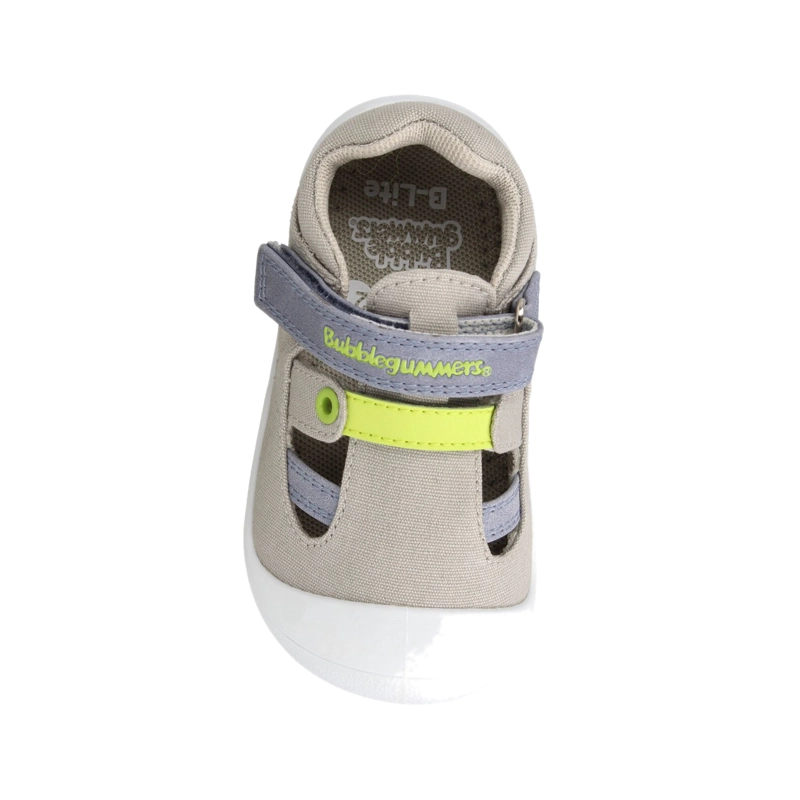 SANDALIA NIÑO BUBBLEGUMMERS CLOVE GRIS - 4