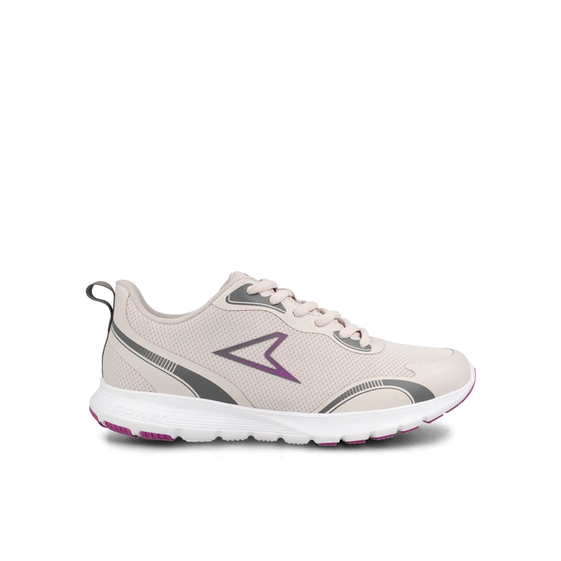 ZAPATILLA MUJER POWER WAVE VANTA RUNNING BEIGE - 1