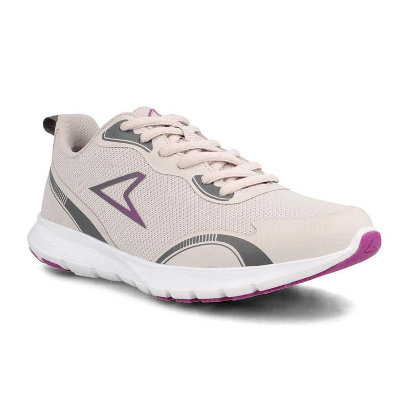 ZAPATILLA MUJER POWER WAVE VANTA RUNNING BEIGE - 2