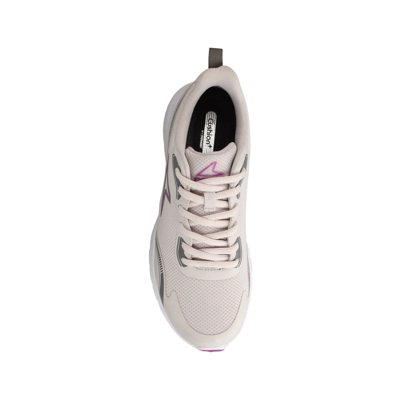 ZAPATILLA MUJER POWER WAVE VANTA RUNNING BEIGE - 4