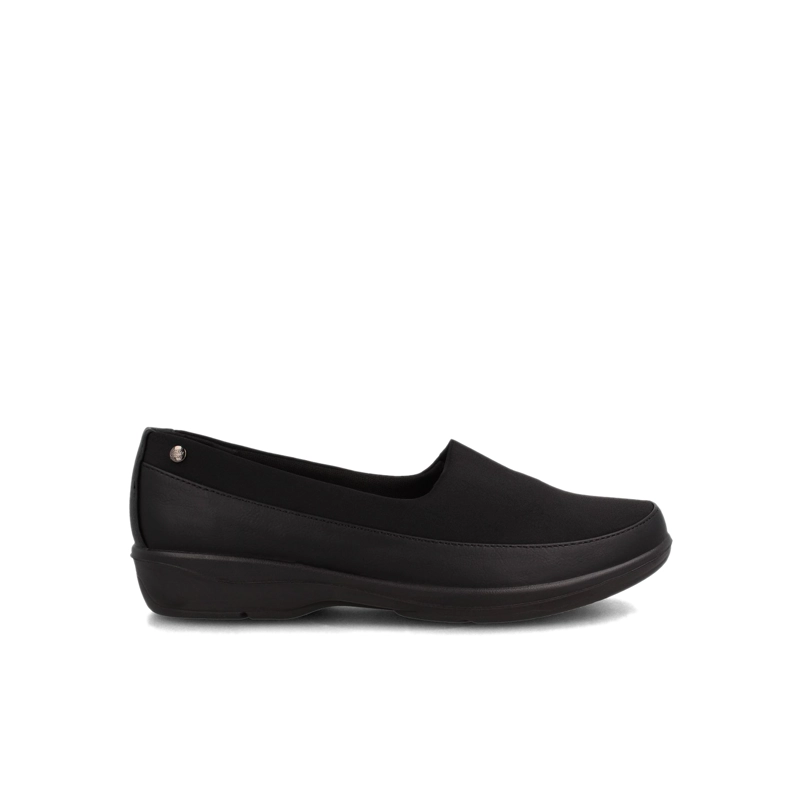 MOCASIN MUJER BATA TALI NEGRO - 1