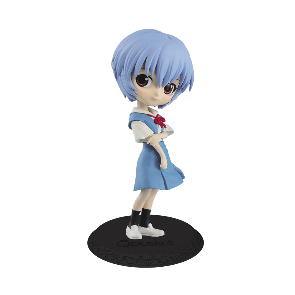 BANPRESTO - Q POSKET 64, EVANGELION MOVIE - REI AYANAMI (NORMAL COLOR VER