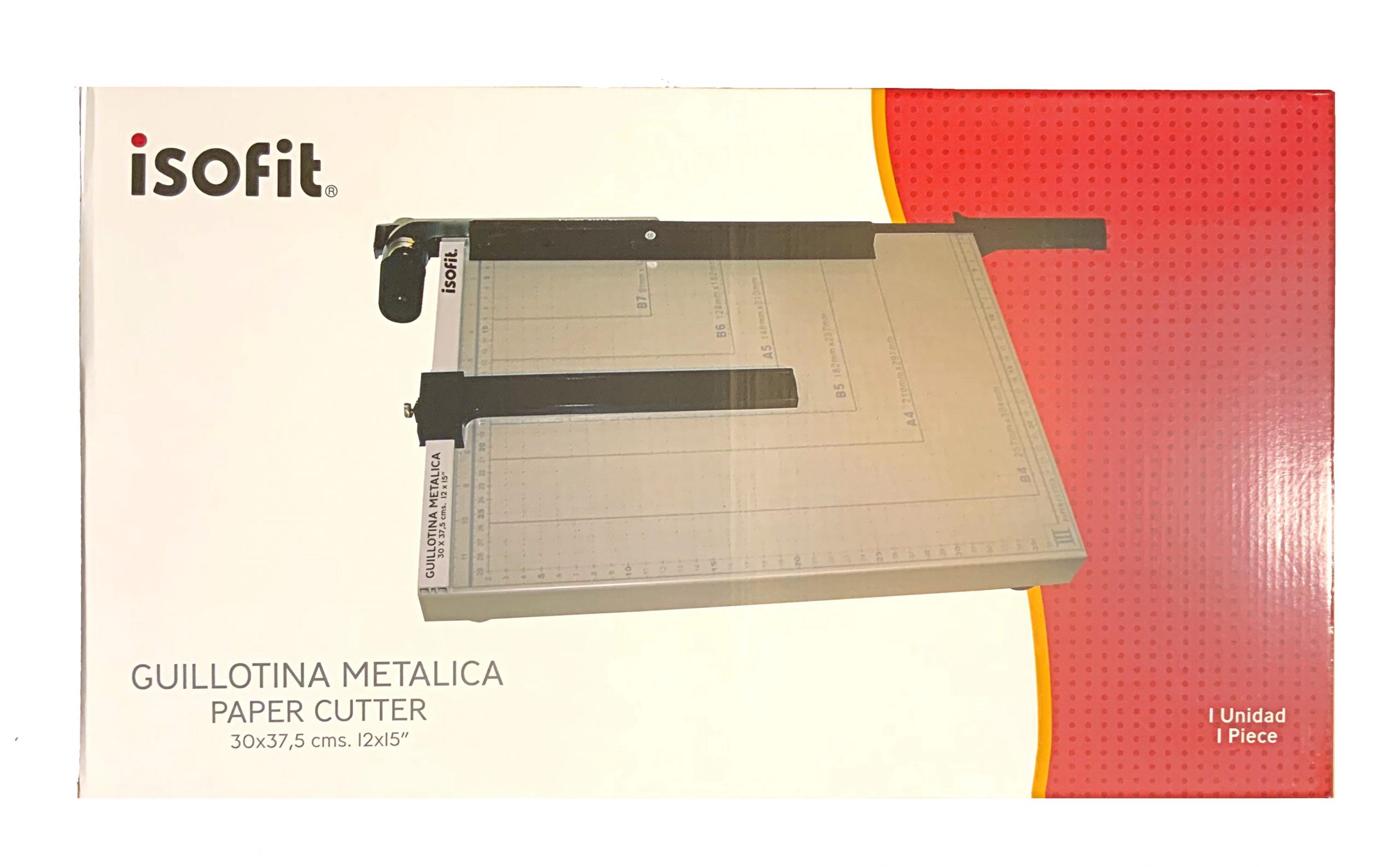 GUILLOTINA ISOFIT METÁLICA CASA U OFICINA HASTA TAMAÑO OFICIO - 6
