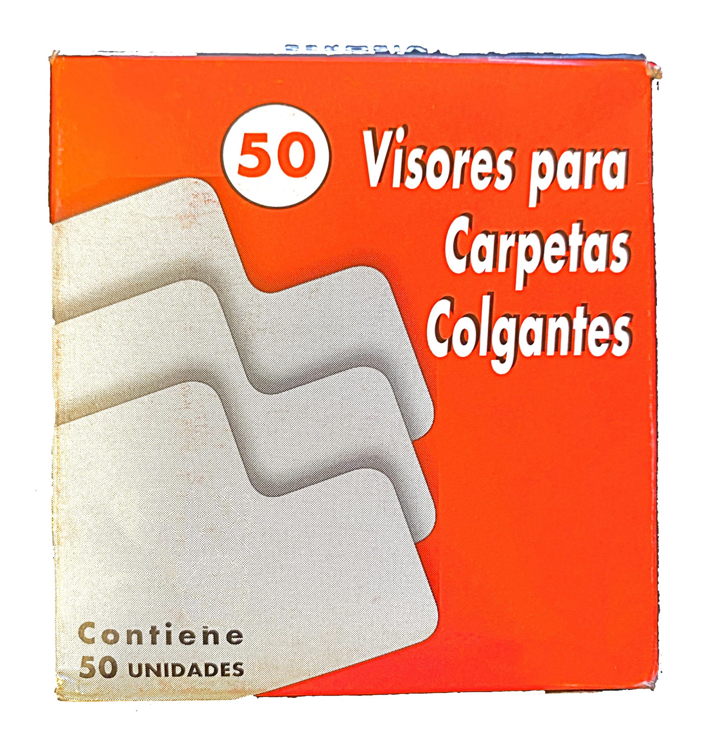 CARPETA COLGANTE BUHO BARRA METALICA 50UNI + CAJA 50 VISORES - 6