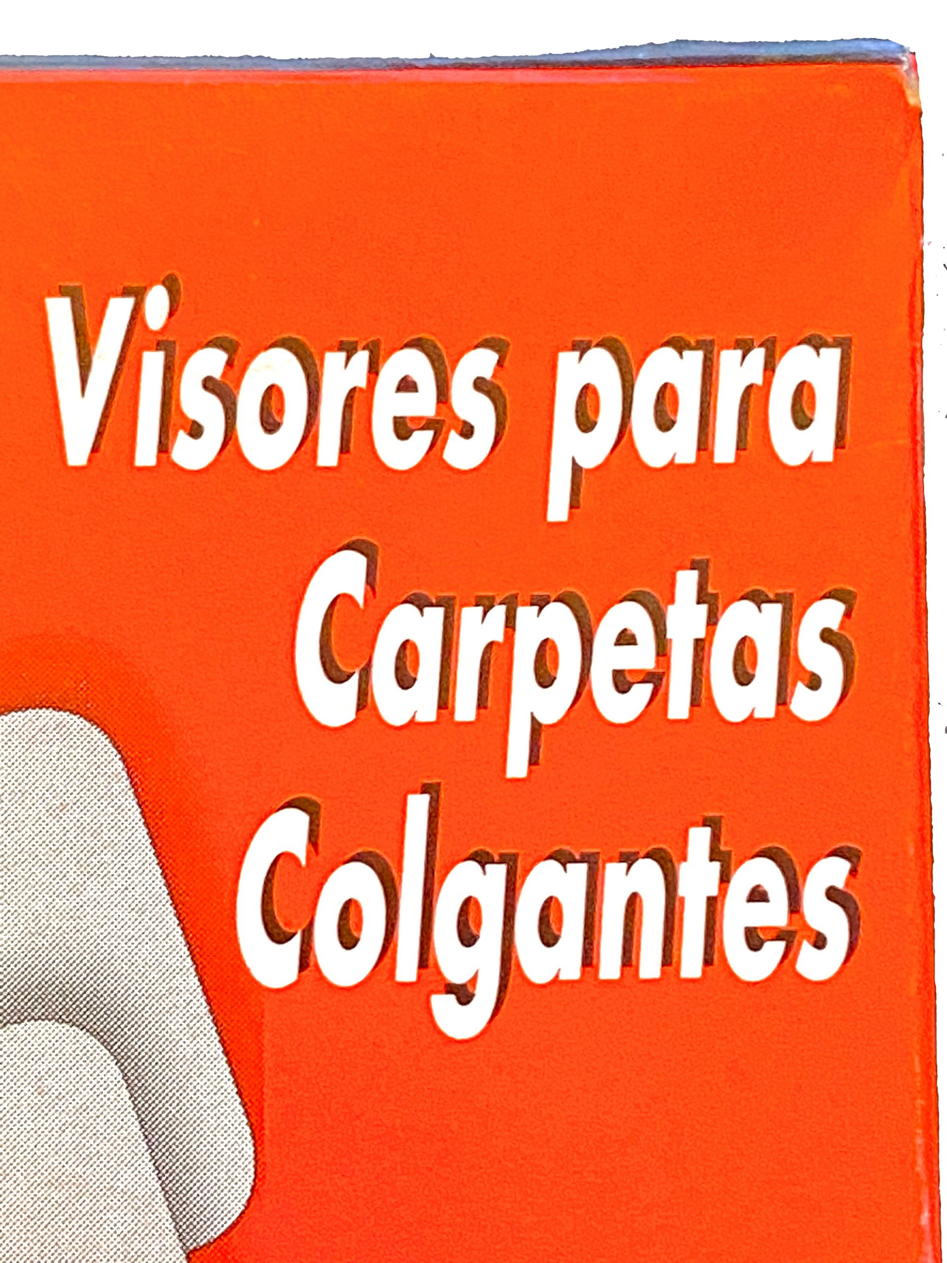 CARPETA COLGANTE BUHO BARRA METALICA 50UNI + CAJA 50 VISORES - 7