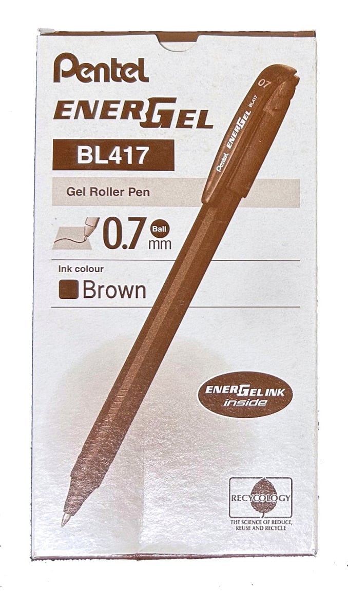 LÁPIZ GEL PENTEL ROLLER ENERGEL MAKKURO 07MM COLOR P2 12UN - 2