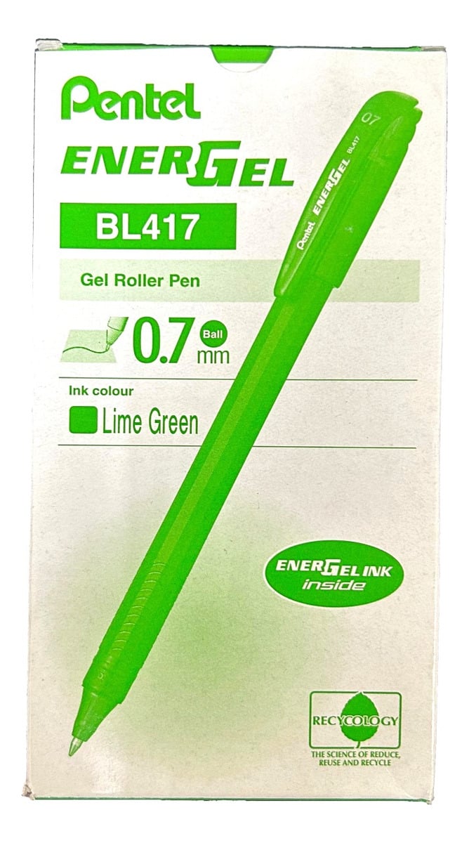 LÁPIZ GEL PENTEL ROLLER ENERGEL MAKKURO 07MM COLOR P2 12UN - 3