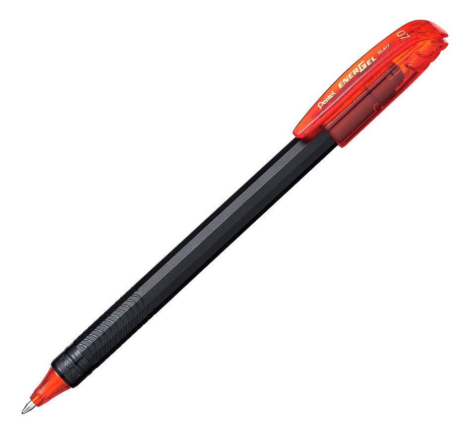 LÁPIZ GEL PENTEL ROLLER ENERGEL MAKKURO 07MM NARANJO 12U - 3