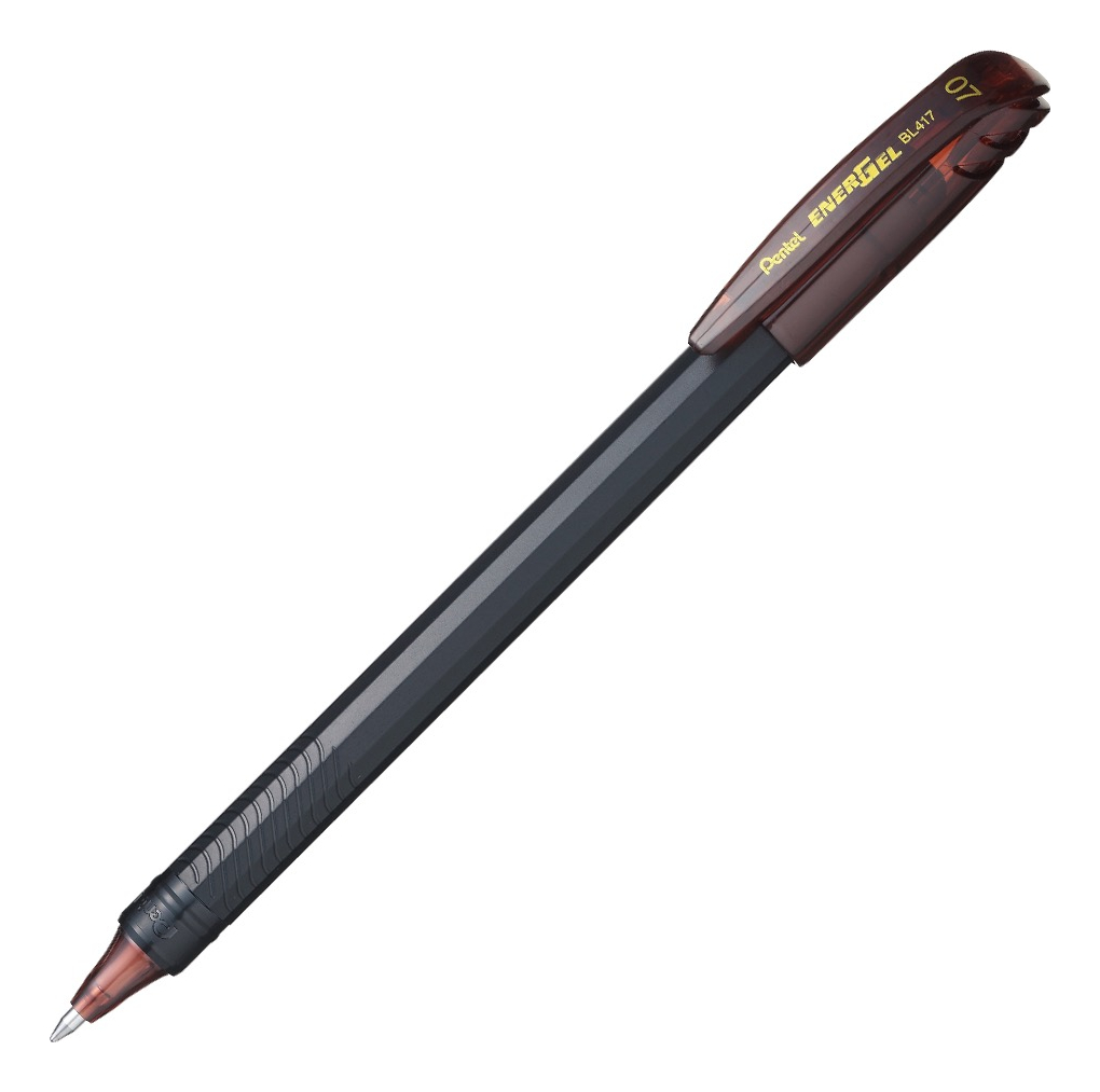 LÁPIZ GEL PENTEL ROLLER ENERGEL MAKKURO 07MM CAFÉ 12UNI - 3