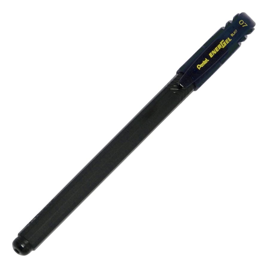 LÁPIZ GEL PENTEL ROLLER ENERGEL MAKKURO 07MM NEGRO 12UNI - 4