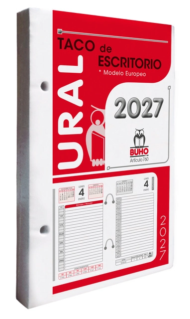 Agenda Taco Buho Ural Calendario Escritorio 2027 - 5un - 1