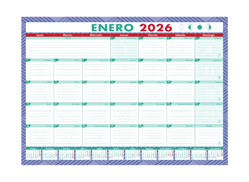 Agenda Buho Profesor Cuero 2027 + Calendario Escritorio 2027 - 7