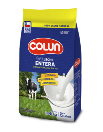 LECHE EN POLVO ENTERA COLUN 1.44 KG | RINDE 12 LITROS - 1