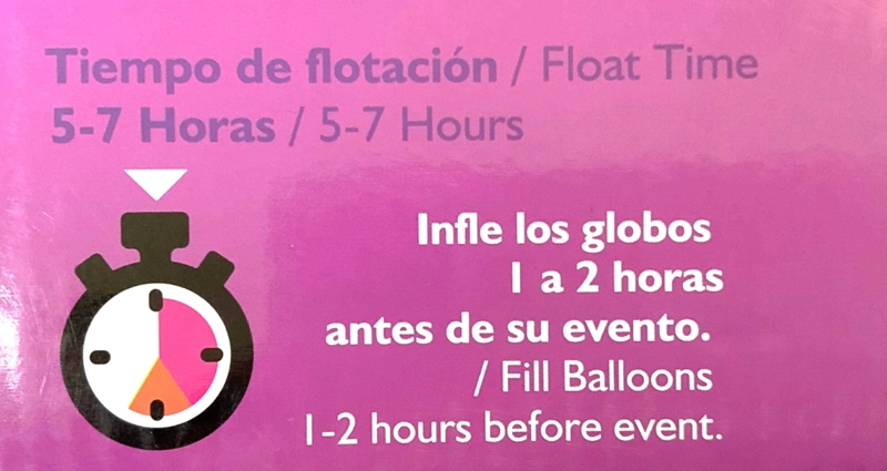 GLAM TANQUE BALON CILINDRO GAS HELIO ULTRA LIVIANO 30 GLOBOS - 4