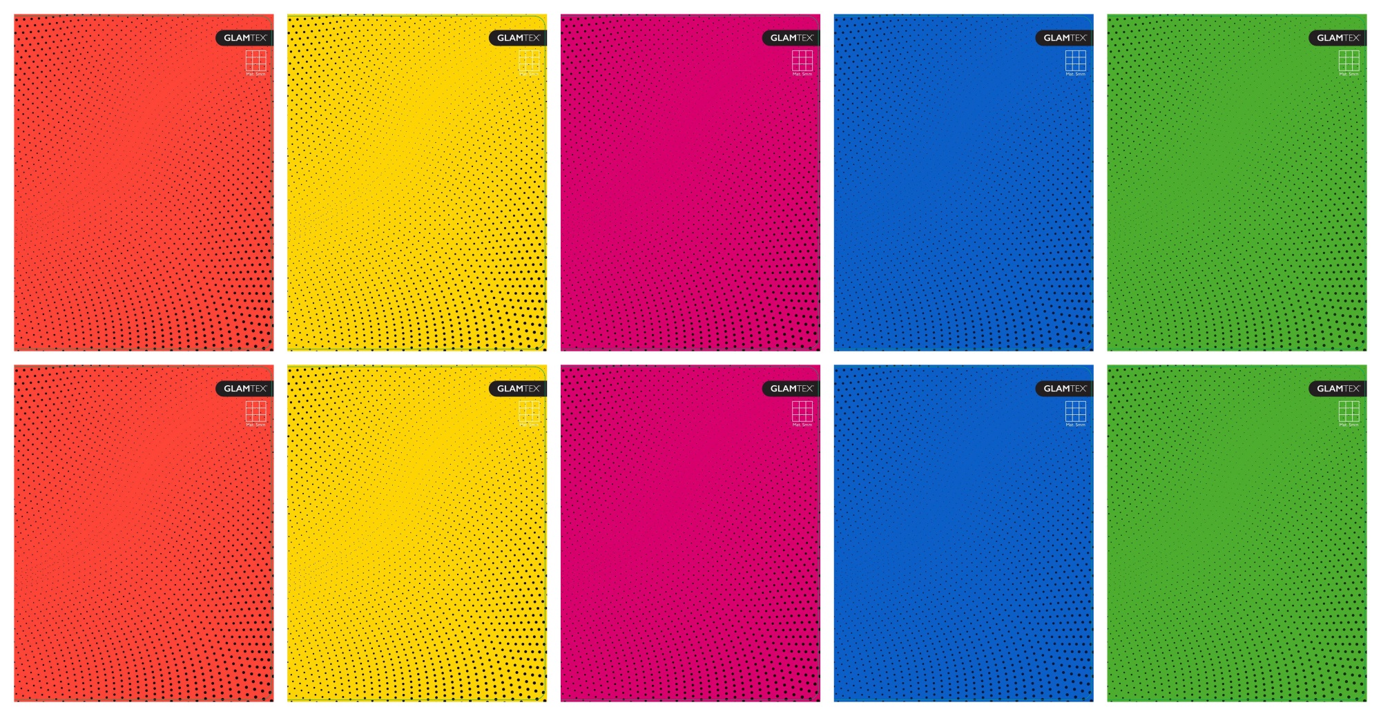 CUADERNO GLAMTEX UNIVER TAPA DURA 100H COMPOSICION LISO 10U - 1