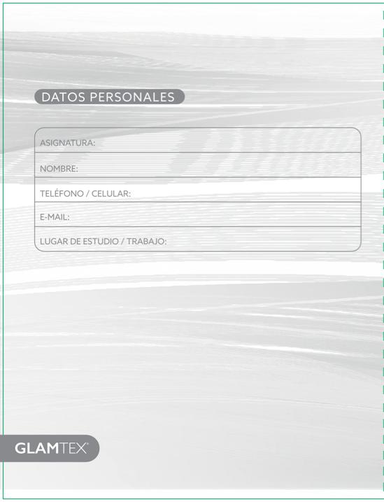 CUADERNO GLAMTEX UNIVER TAPA DURA 100H COMPOSICION LISO 10U - 8