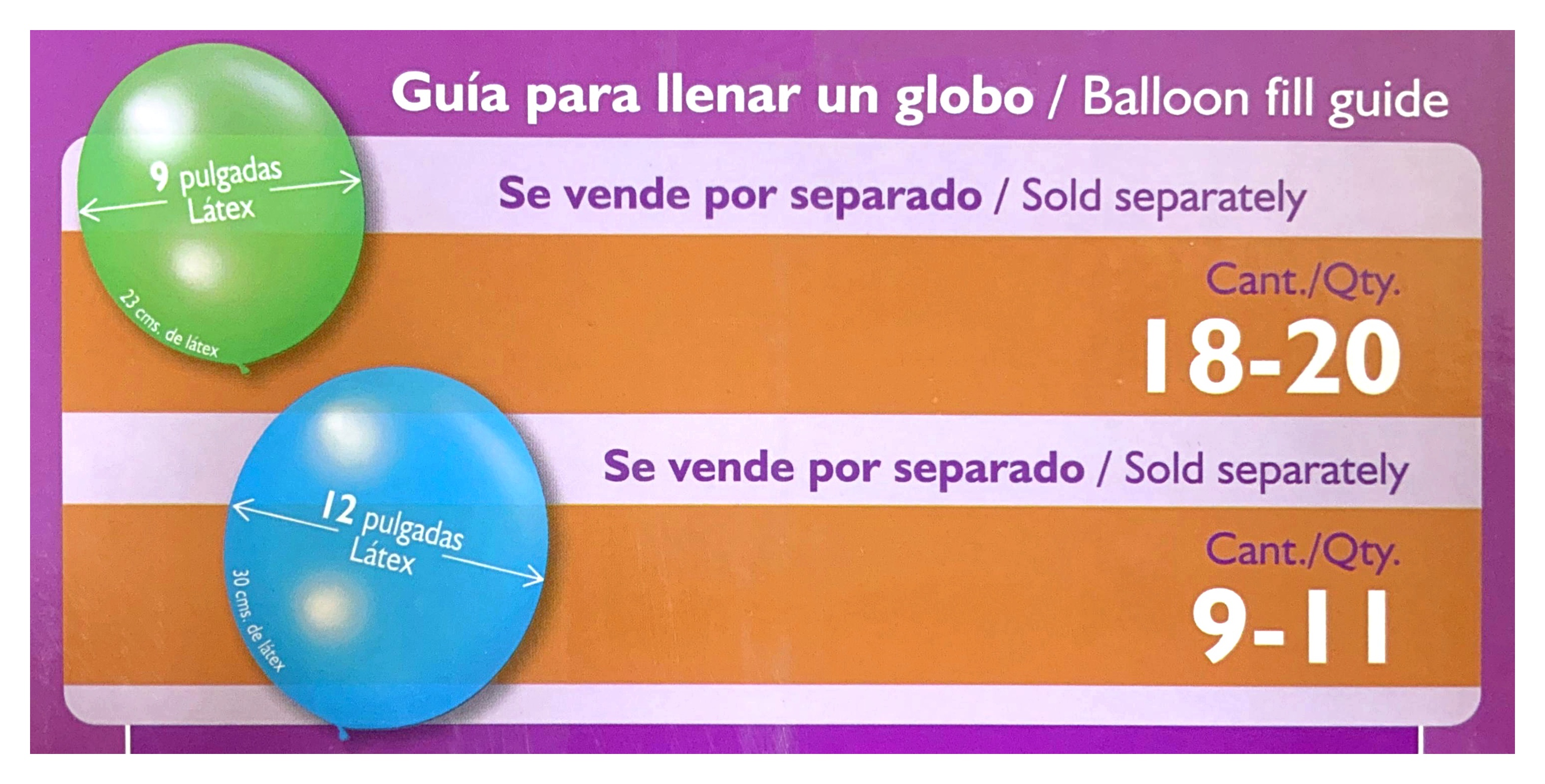 KIT GLOBOS GLAM + BALON HELIO + SELLADOR Y ABRILLANTADOR - 7
