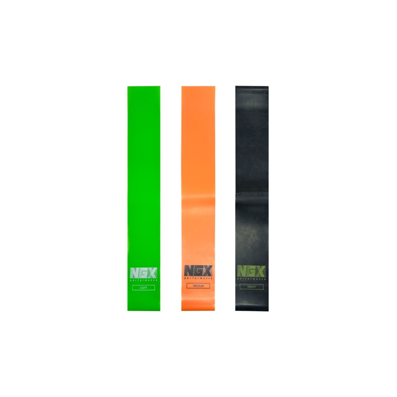 MINI BANDAS ELASTICAS RESISTENCIA NGX FITNESS SET 3U - 1