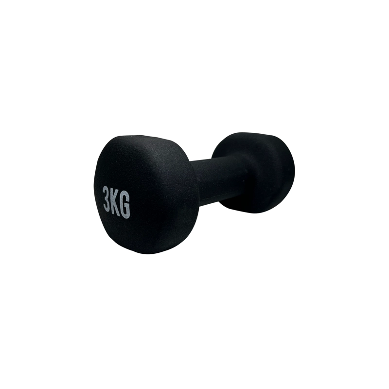 MANCUERNA PESA NEOPRENO NGX 3 KG FITNESS - NEGRO - 2