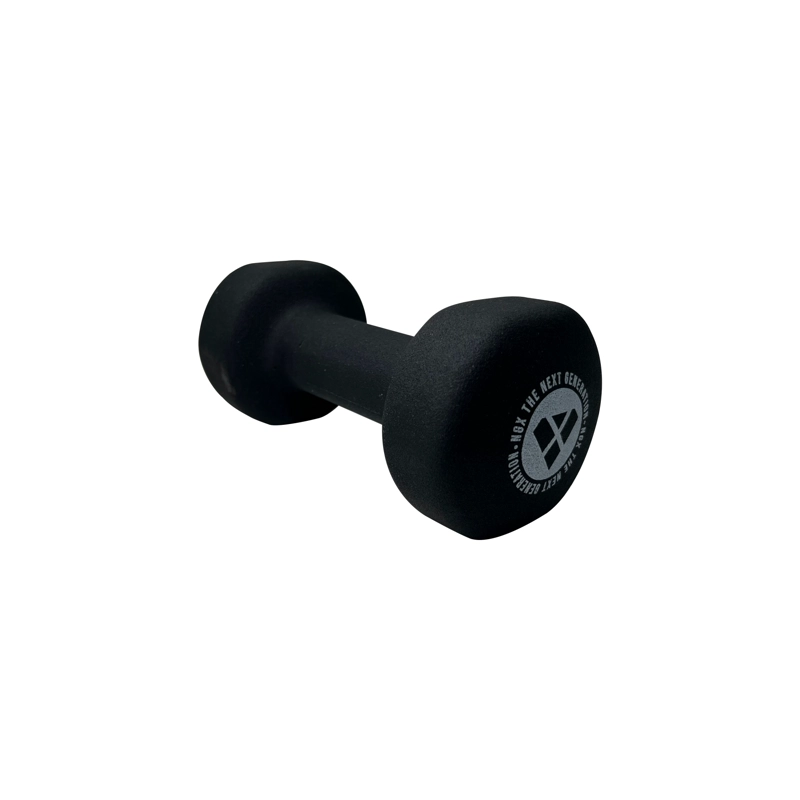 MANCUERNA PESA NEOPRENO NGX 3 KG FITNESS - NEGRO - 3