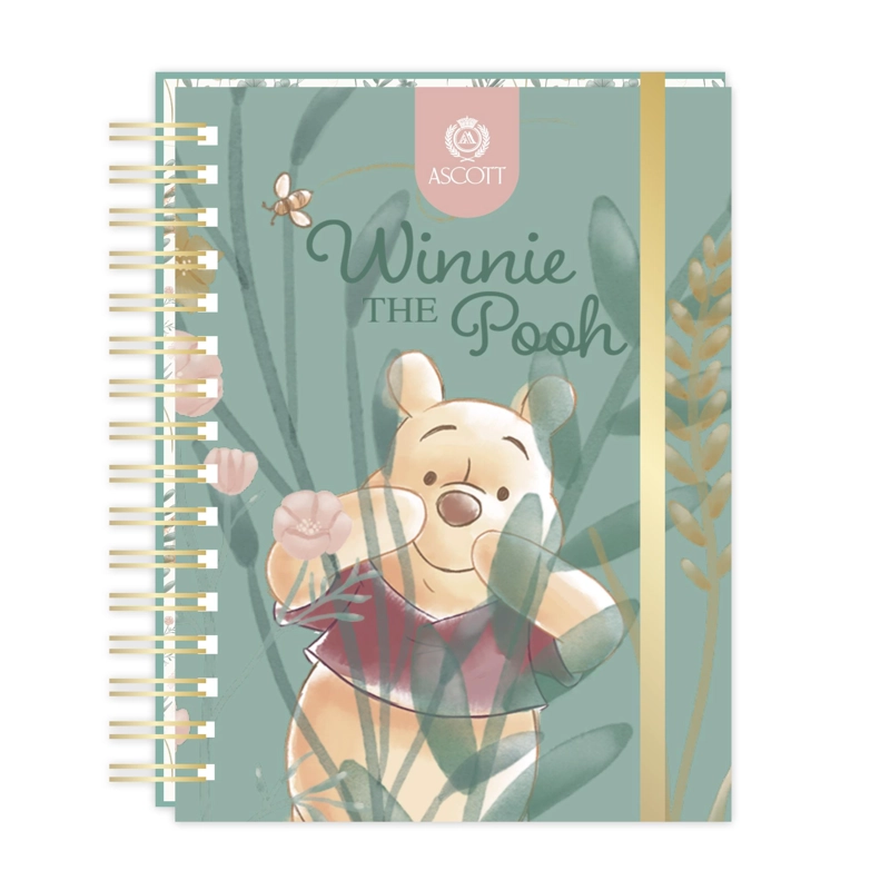 PLANNER ASCOTT WINNIE POOH FLORAL VERDE 2027 17,8X23,5 CM - 1