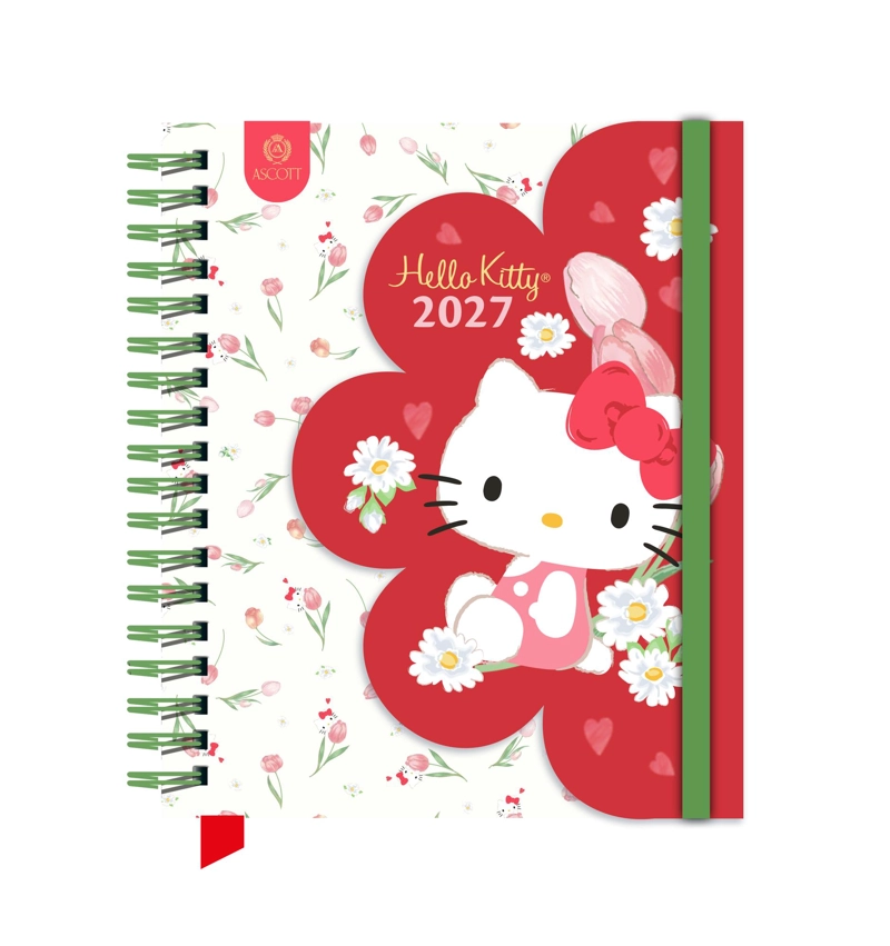 AGENDA ASCOTT HELLO KITTY 2027 17,8X23,5 CM ESPIRAL - 1