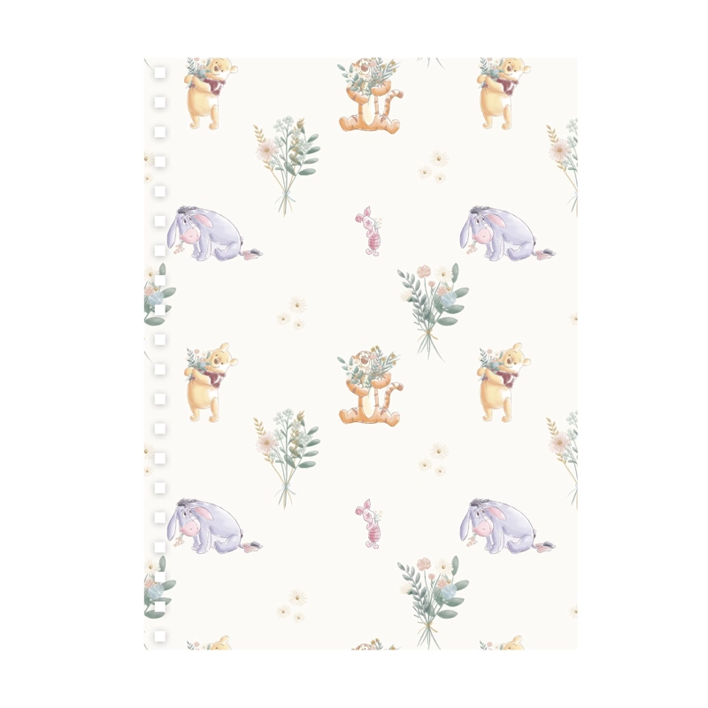 PLANNER ASCOTT WINNIE POOH FLORAL ROSA 2027 17,8X23,5 CM - 3