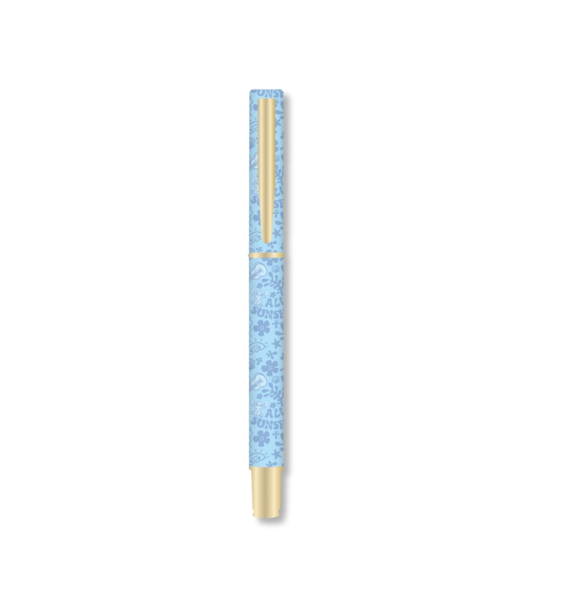 LIBRETA ASCOTT STITCH 60 HOJAS AZUL 16X21 CM CON LAPIZ - 3