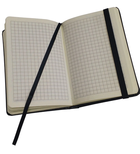LIBRETA TIPO MOLESKINE CUADRICULADA 100 PAGINAS 14X21 CM - 1