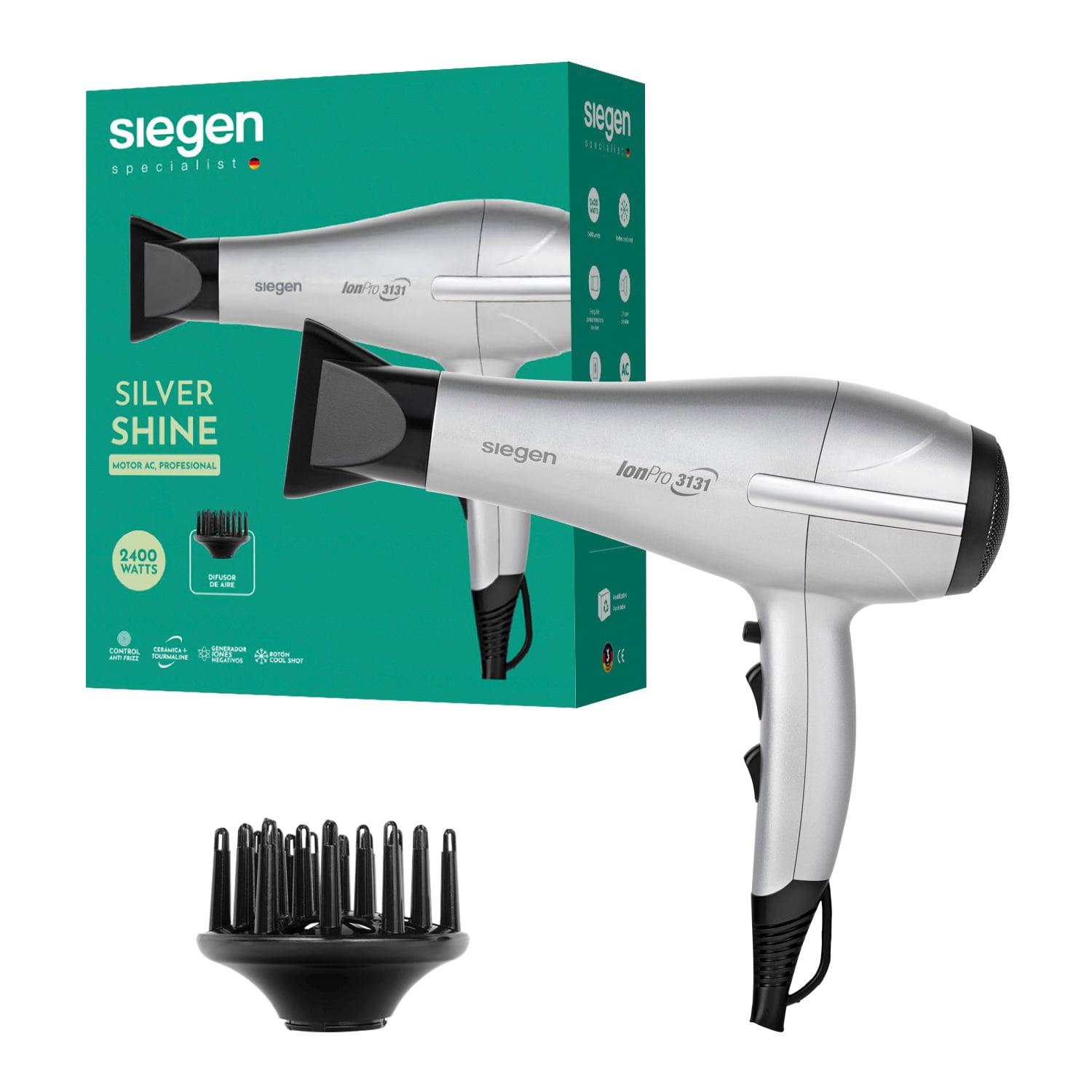 SECADOR DE CABELLO SIEGEN SG-3131 - 1