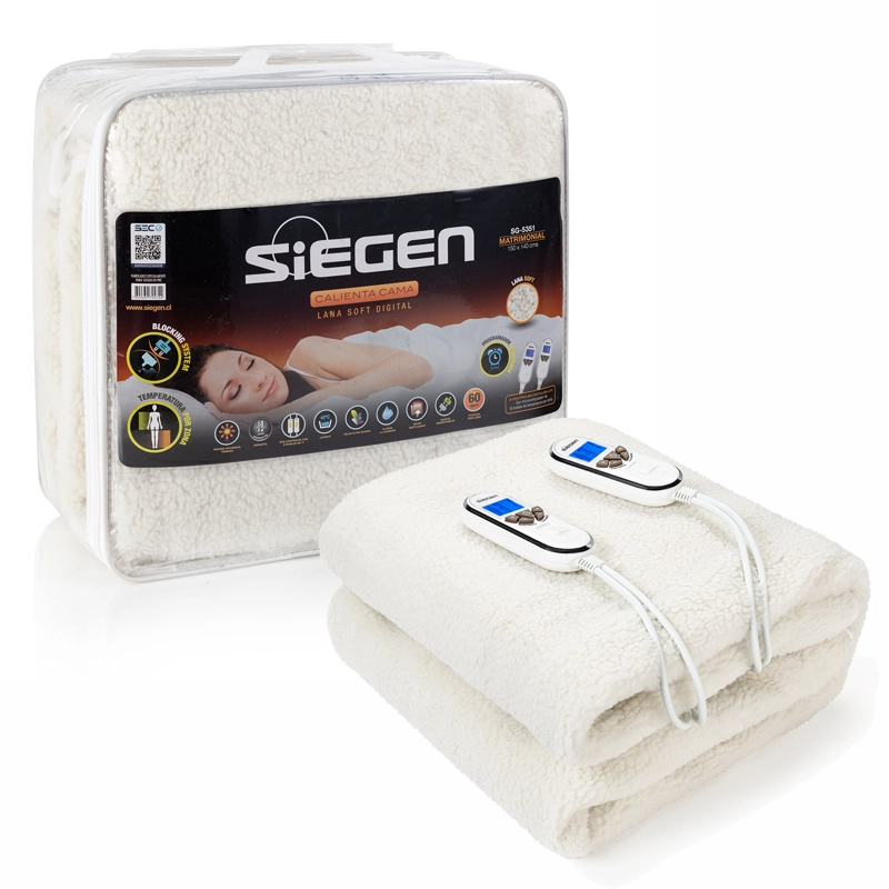 CALIENTA CAMA SIEGEN SG-5351 2 PLAZAS (150 X 140 CMS) - 1