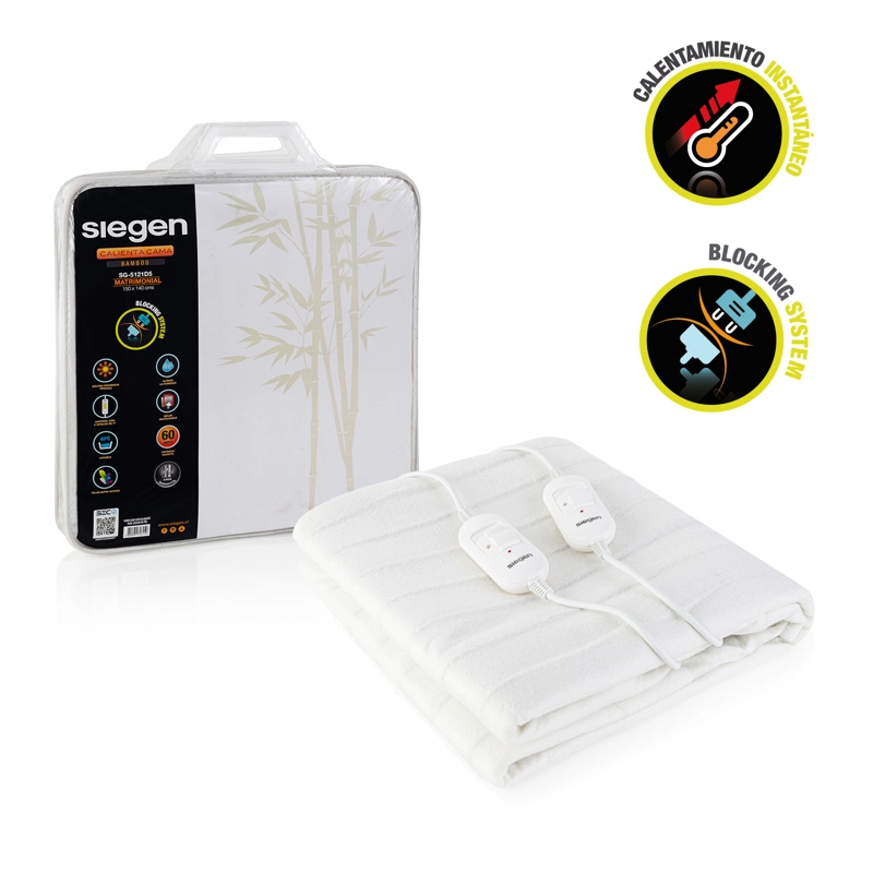 CALIENTA CAMA SIEGEN SG-5121D5 2 PLAZAS (150 X 140 CMS) - 1
