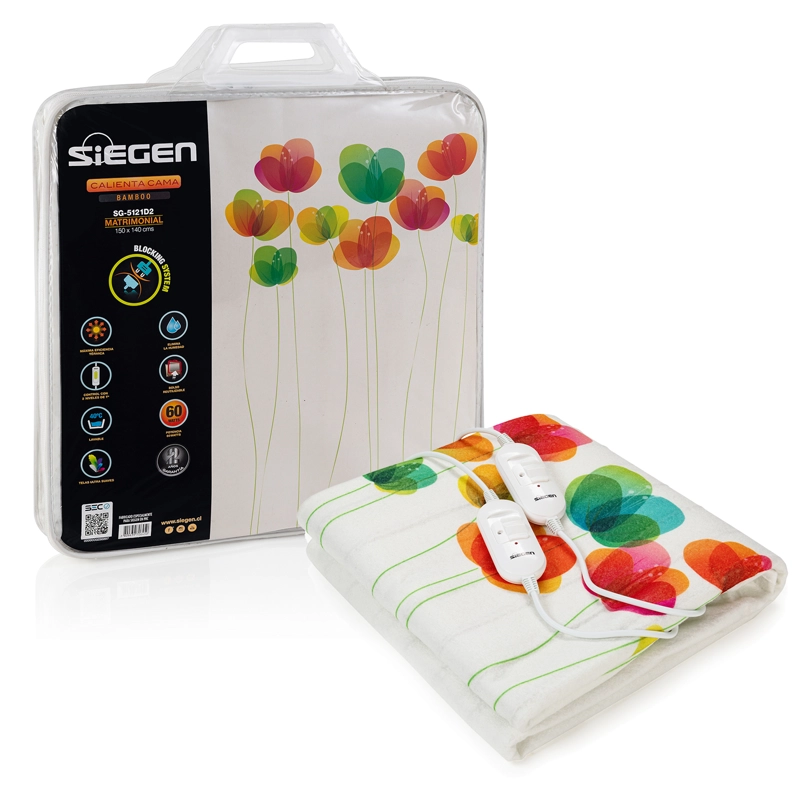 CALIENTA CAMA SIEGEN SG-5121D2 2 PLAZAS (150 X 140 CMS) - 1