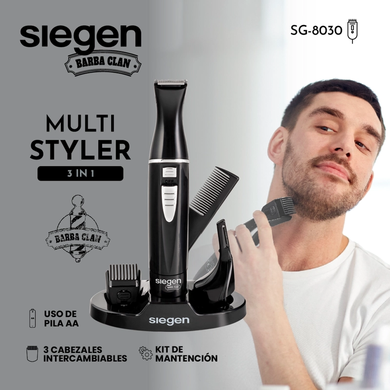 CORTA PELO MULTI STYLER 3 EN 1 SG-8030 - 3