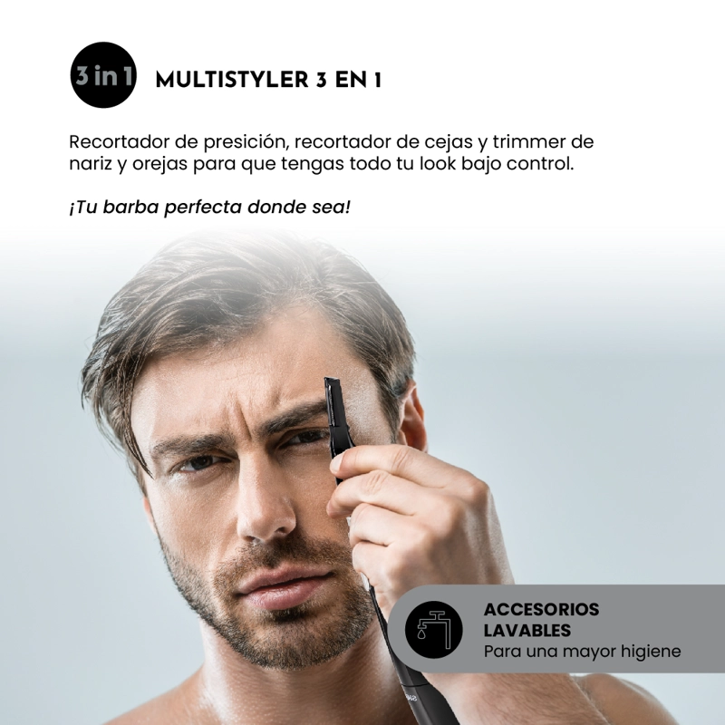 CORTA PELO MULTI STYLER 3 EN 1 SG-8030 - 4