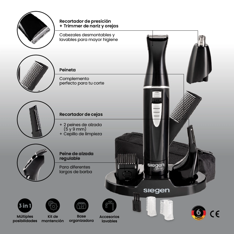 CORTA PELO MULTI STYLER 3 EN 1 SG-8030 - 7
