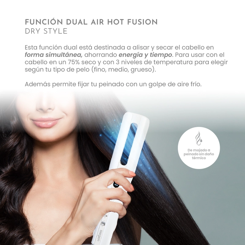 SECADOR DUO AIRFLOW STYLER 3 EN 1 SECADOR, ALISADOR SG-B5000 - 6